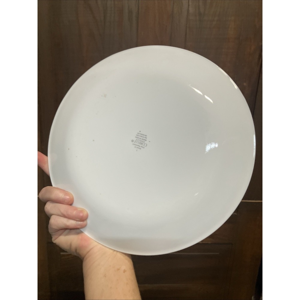 Corelle Dinner Plate SOUTH BEACH Turquoise Blue Dot Dinner 10.25" Vintage - Picture 3 of 6